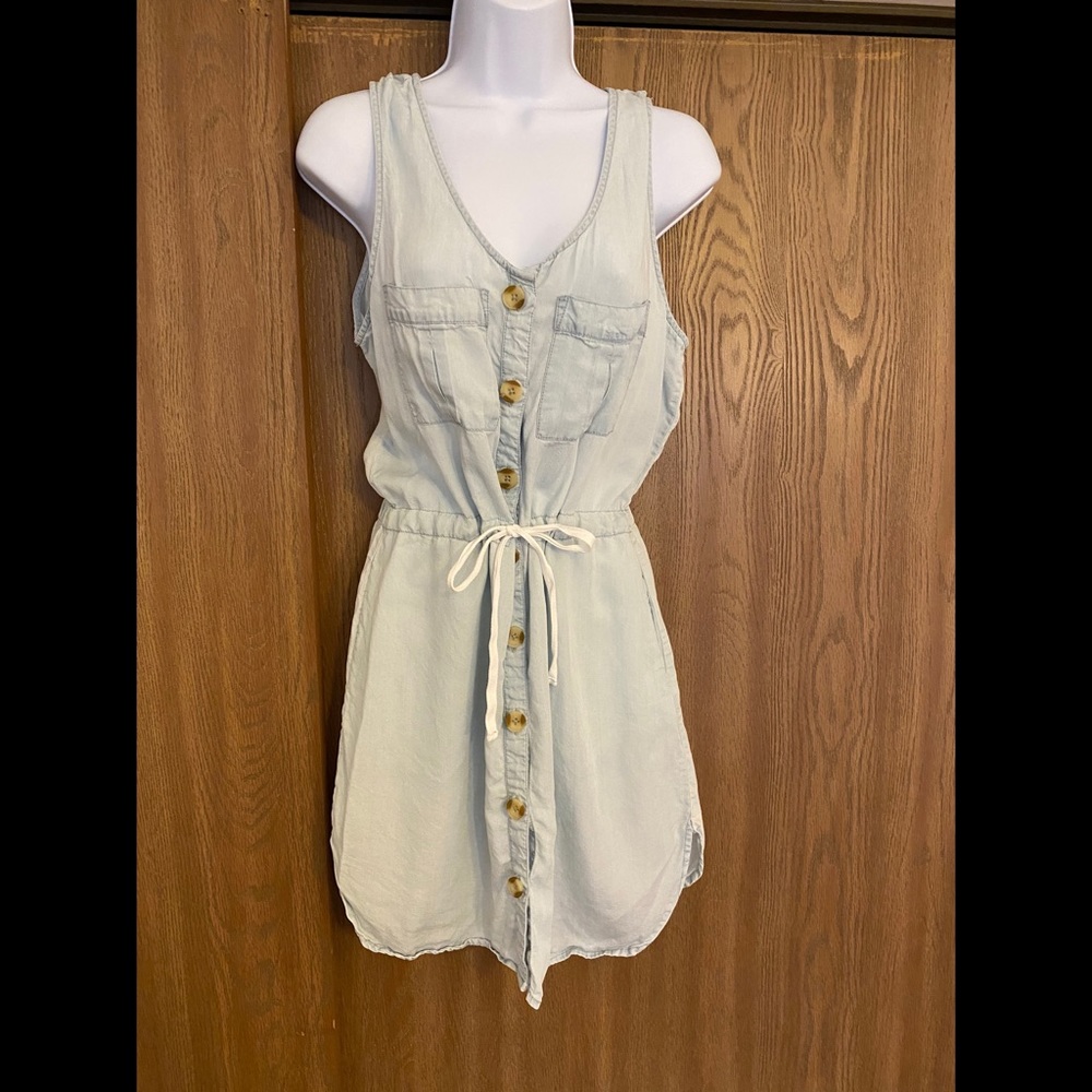 COPY - Chambray Tie Dress (Bohme)